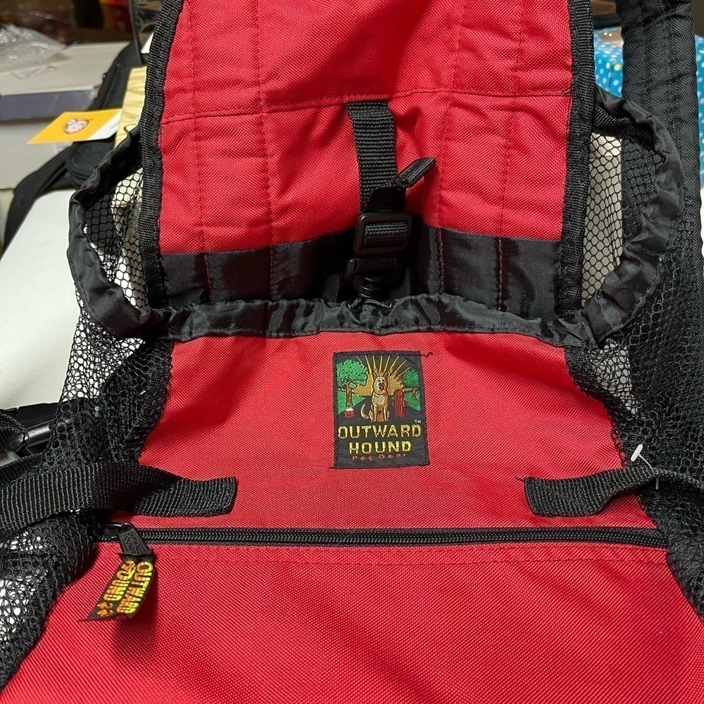 Small Red Pet Carrier Bag